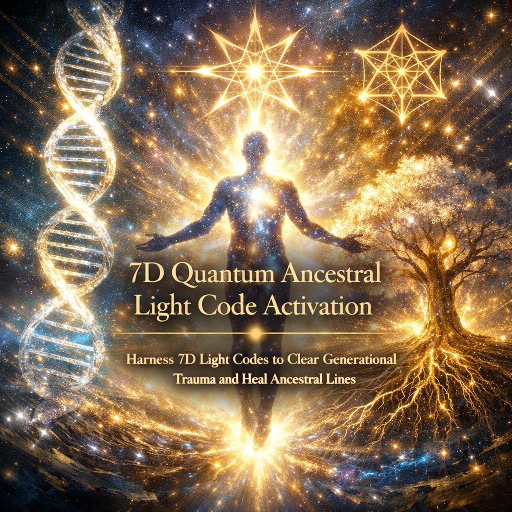 Quantum Ancestral Healing Session with 7D Light Code Energy Activation