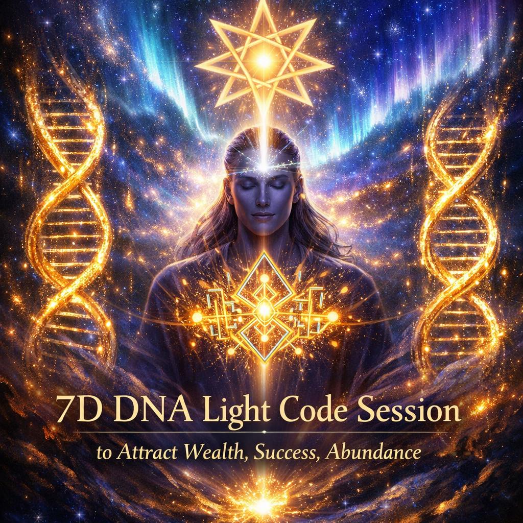 Quantum Abundance Activation 7D Energy DNA Light Code Session to Manifest Wealth and Success