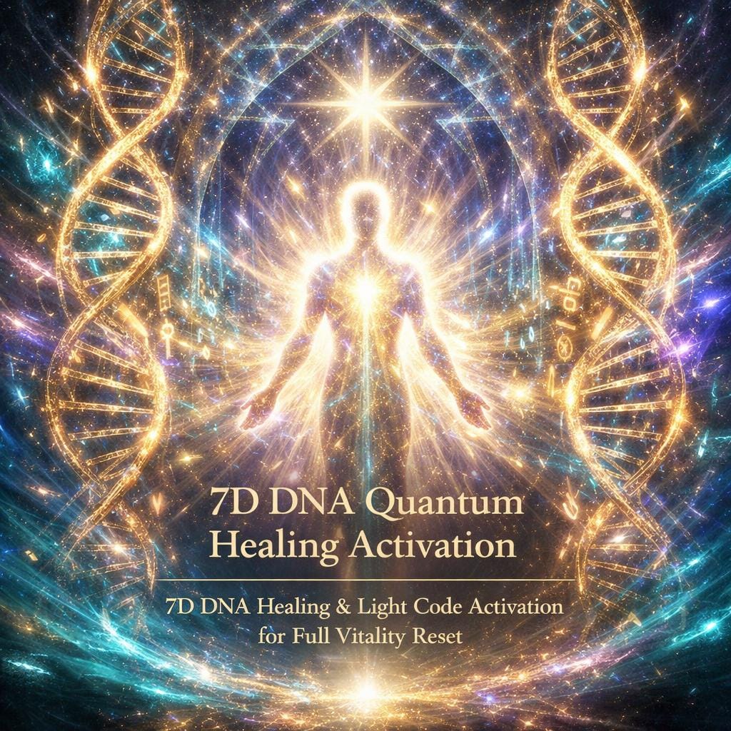 Quantum Body Healing Session 7D Energy Restoration DNA Activation Light Codes Spiritual Wellness