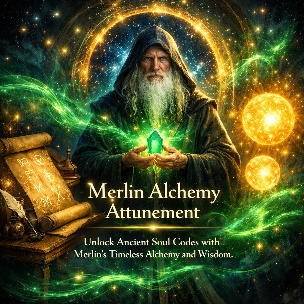 Merlin Alchemy Attunement: Soul Activation & Light Key