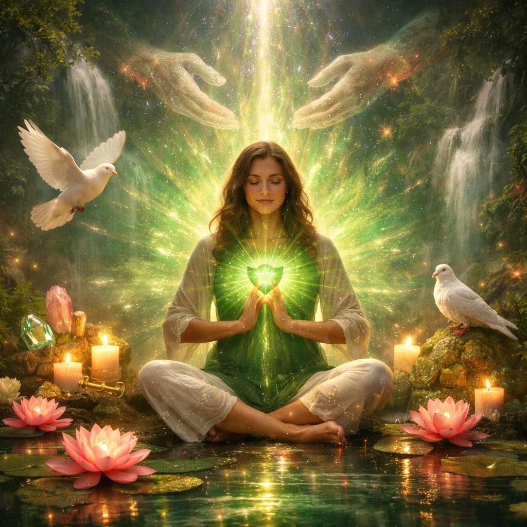 Heart Chakra Healing Meditation - Unleash Love & Inner Peace