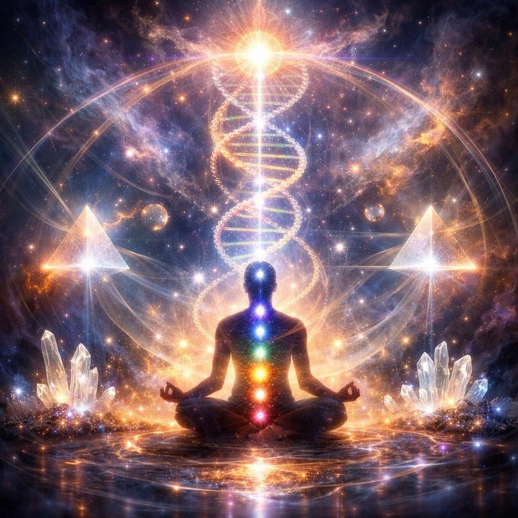 Quantum Light Body Activation Elevate Vibrational State Energy Healing