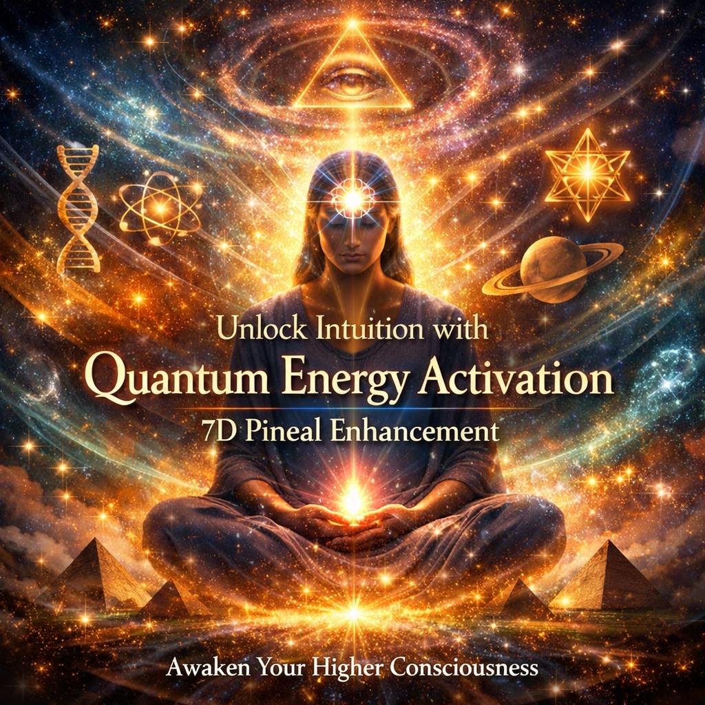 Quantum Pineal Gland Activation 7D Energy Healing to Enhance Intuition and Wellness