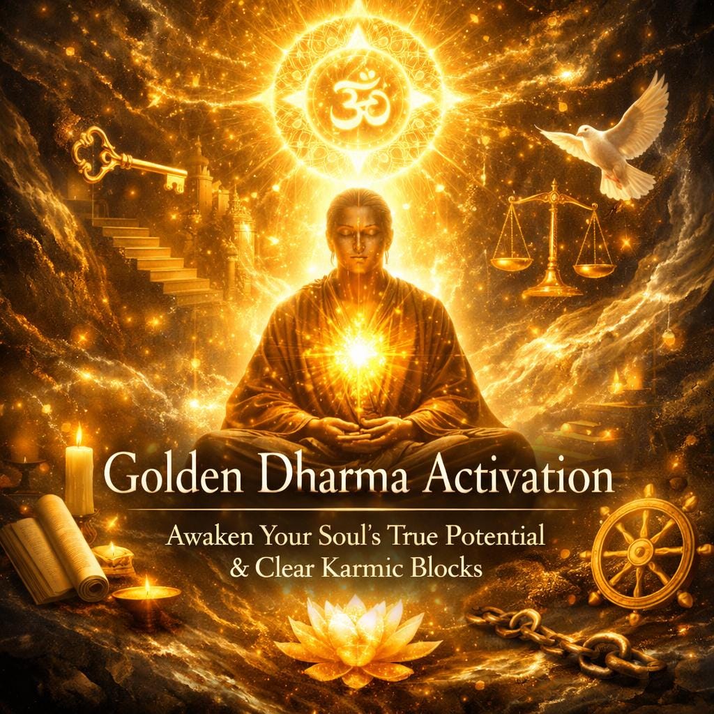 Golden Dharma Soul Activation Spiritual Freedom Series