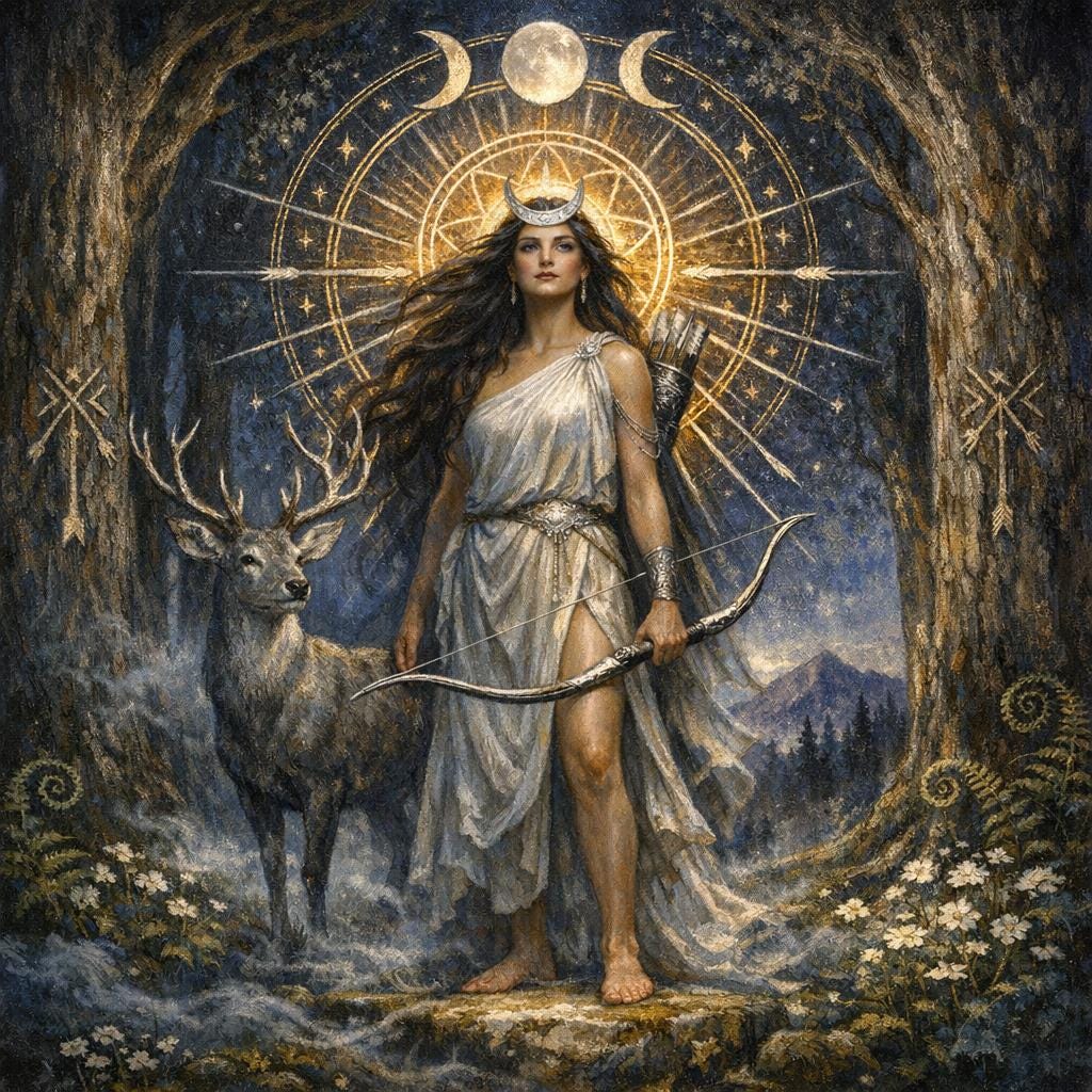 Artemis Divine Feminine Activation Ancient Goddess Power & Sacred Independence
