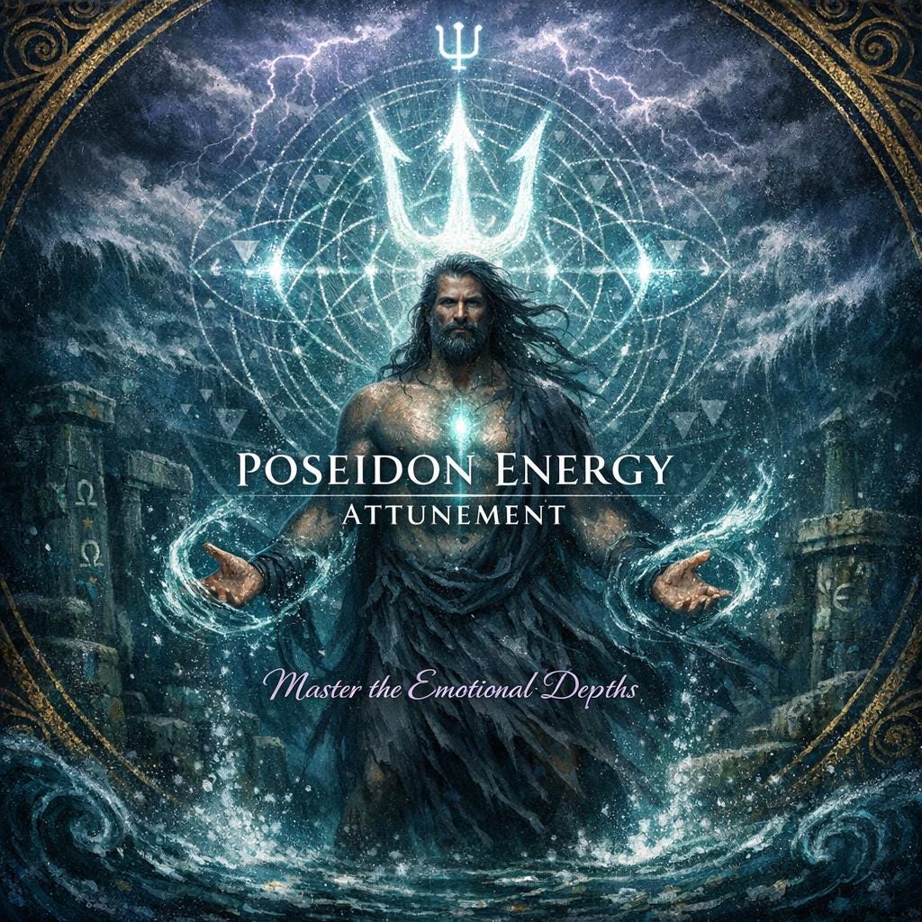Poseidon Energy Attunement Master the Emotional Depths & Unlock Your Inner Power