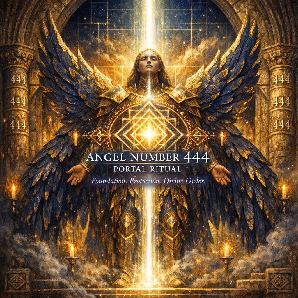 Angel Number 444 Portal Ritual Angelic Protection & Energetic Foundation