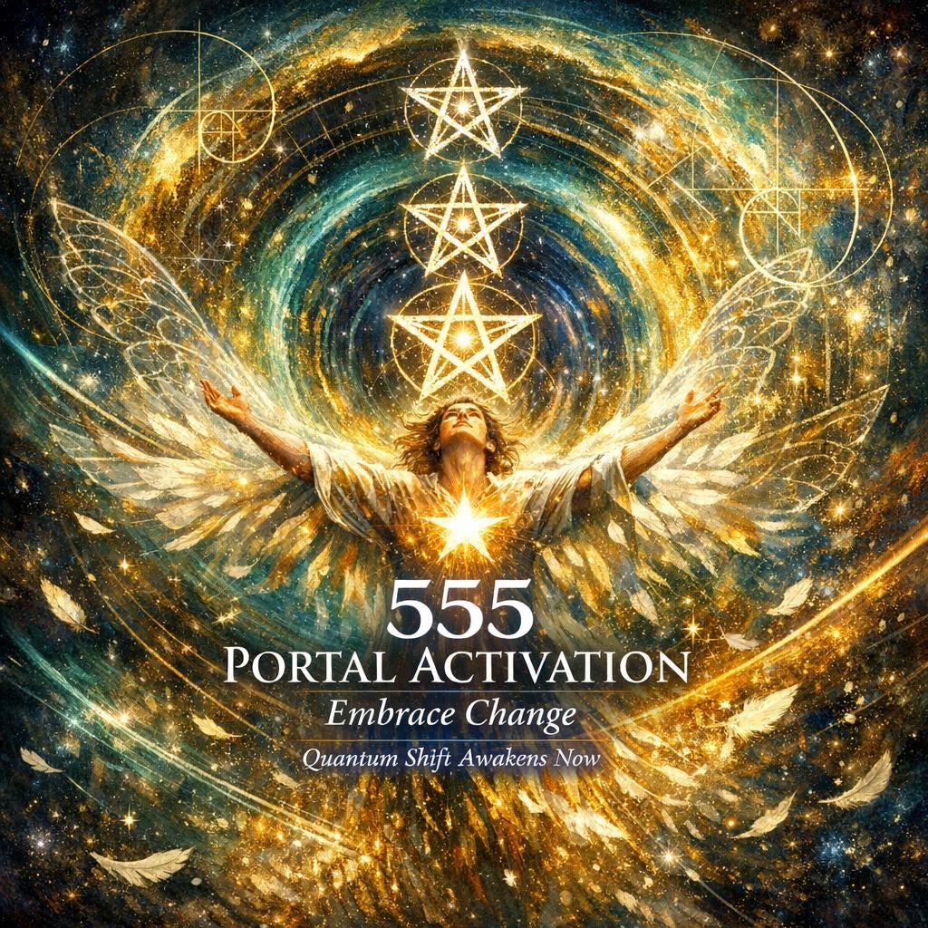 Angel Number 555 Portal Activation Embrace Change & Quantum Transformation