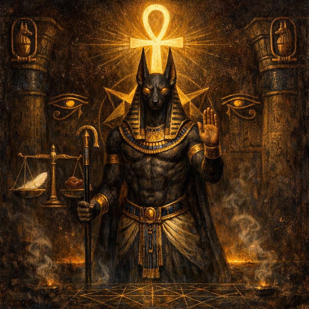 Anubis Soul Initiation Sacred Guardian of the Underworld & Spiritual Transformation