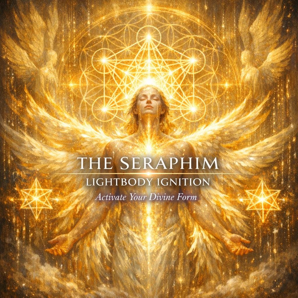 The Seraphim Lightbody Ignition Attunement + Charged Artwork