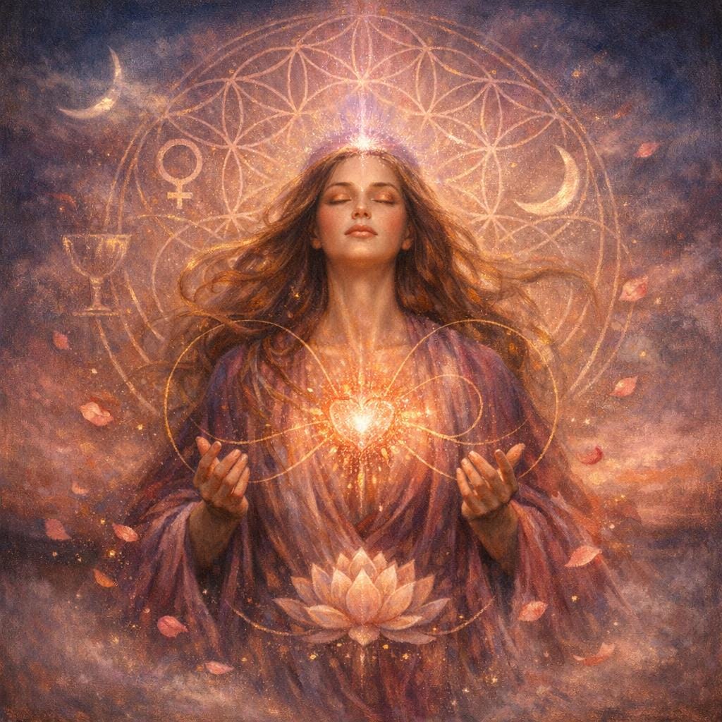 The Divine Feminine Awakening Attunement + Charged Artwork