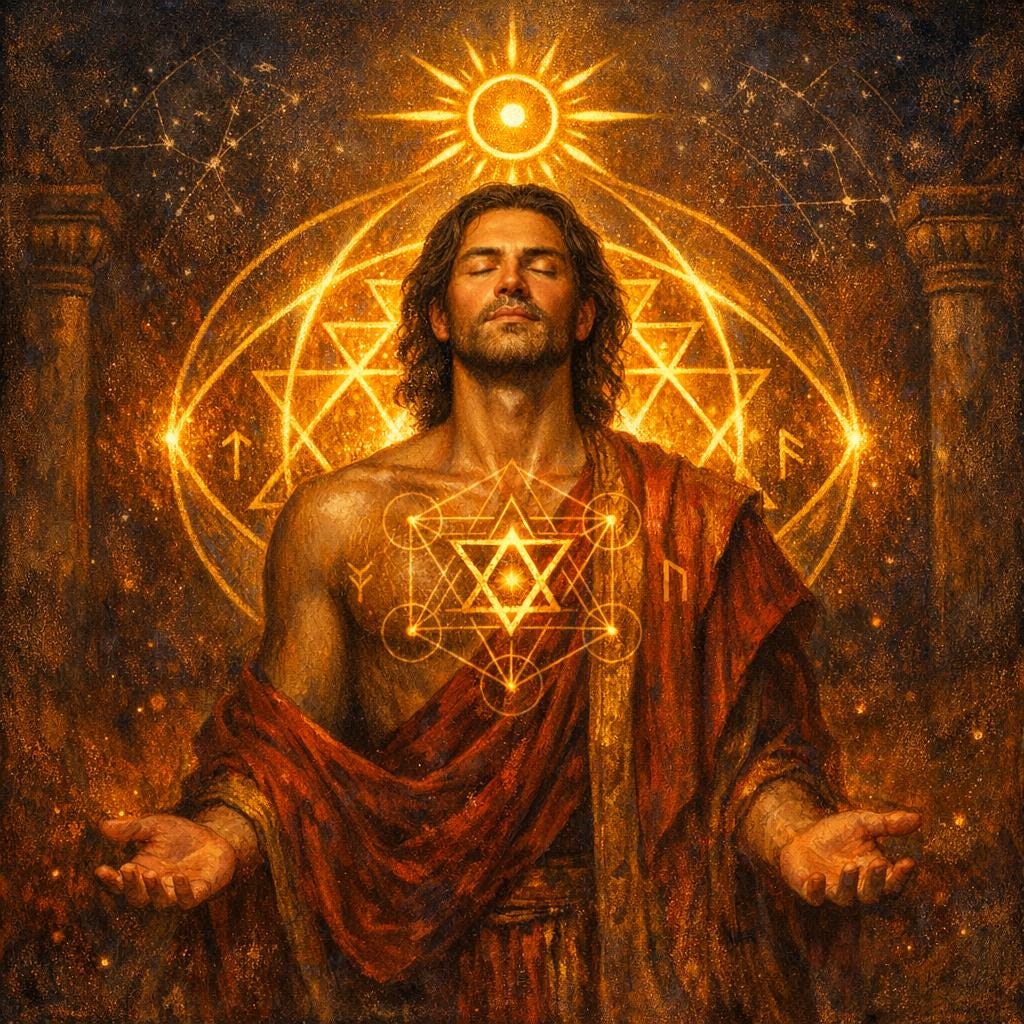 The Divine Masculine Alignment Attunement + Charged Artwork