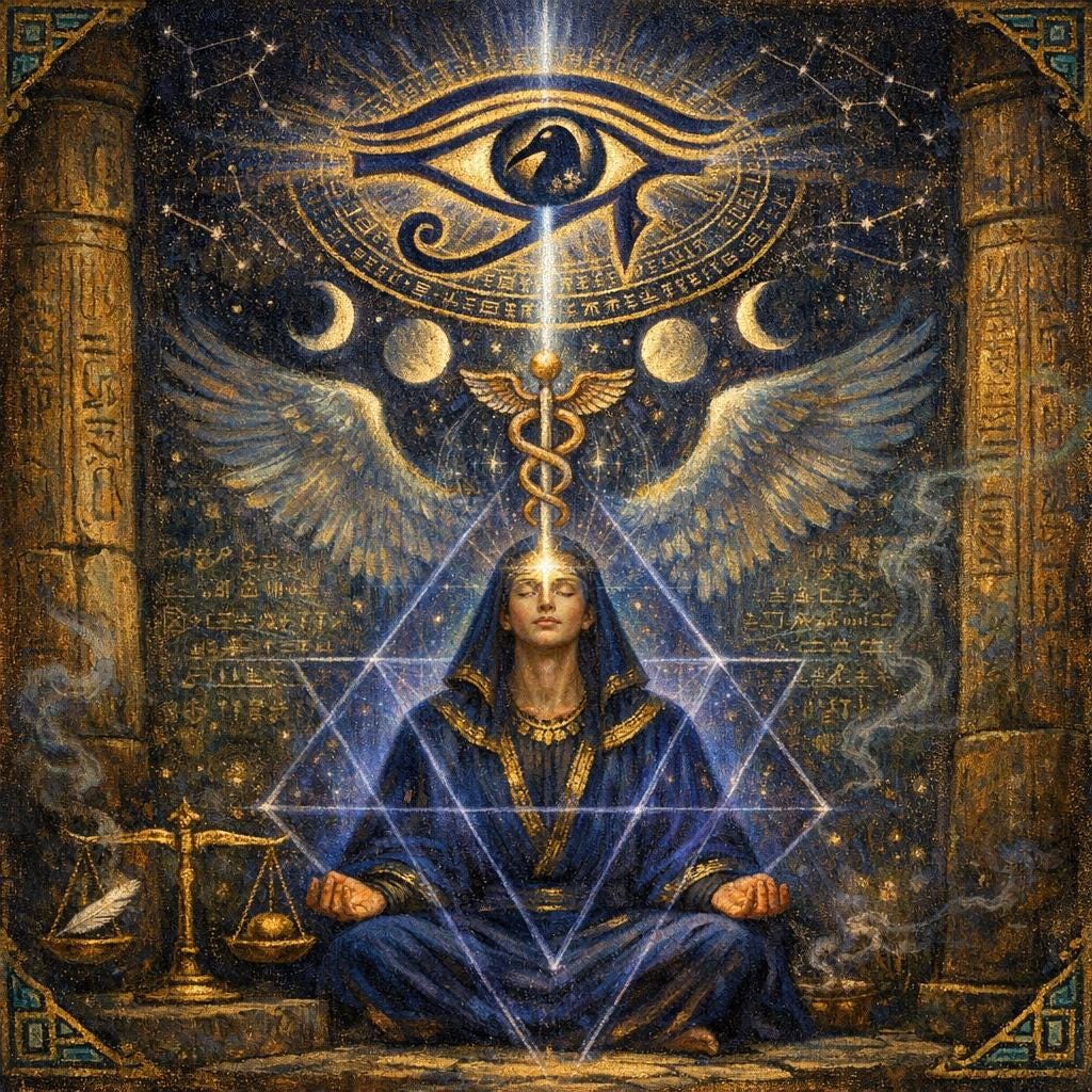 The Eye of Thoth Attunement + Charged Artwork