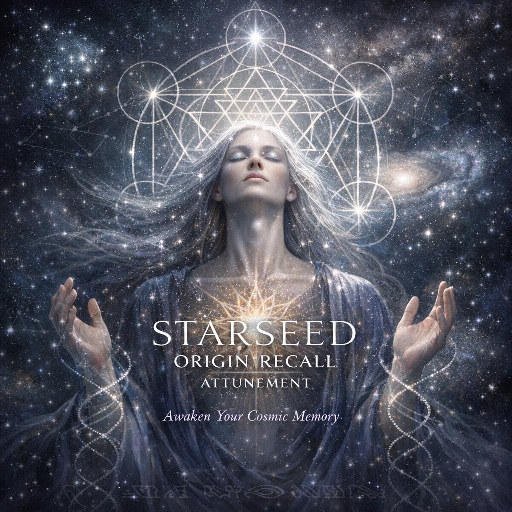 The Starseed Origin Recall Attunement + Charged Artwork