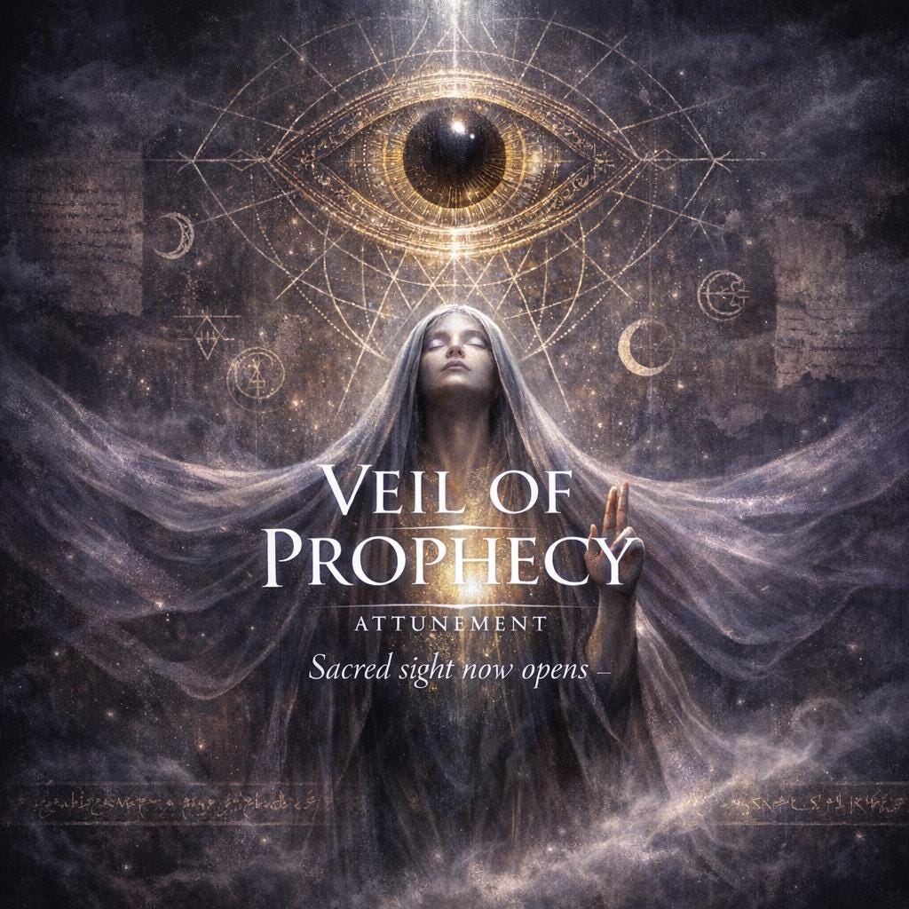 Veil Of Prophecy Attunement + Charged Digital Artwork