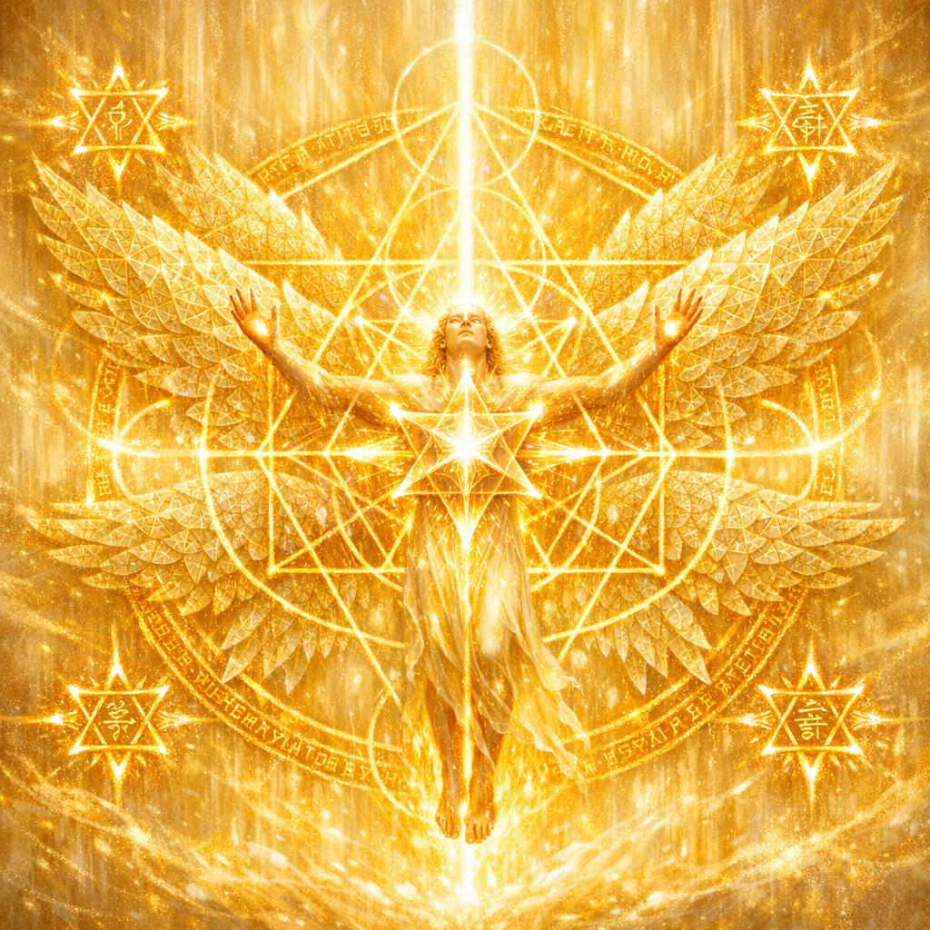 The Seraphim Lightbody Ignition Attunement + Charged Artwork