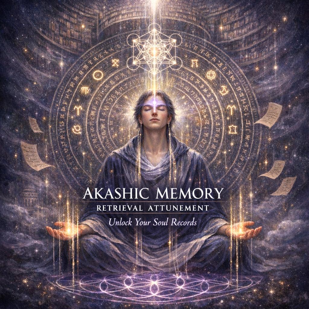 The Akashic Memory Retrieval Attunement + Charged Artwork
