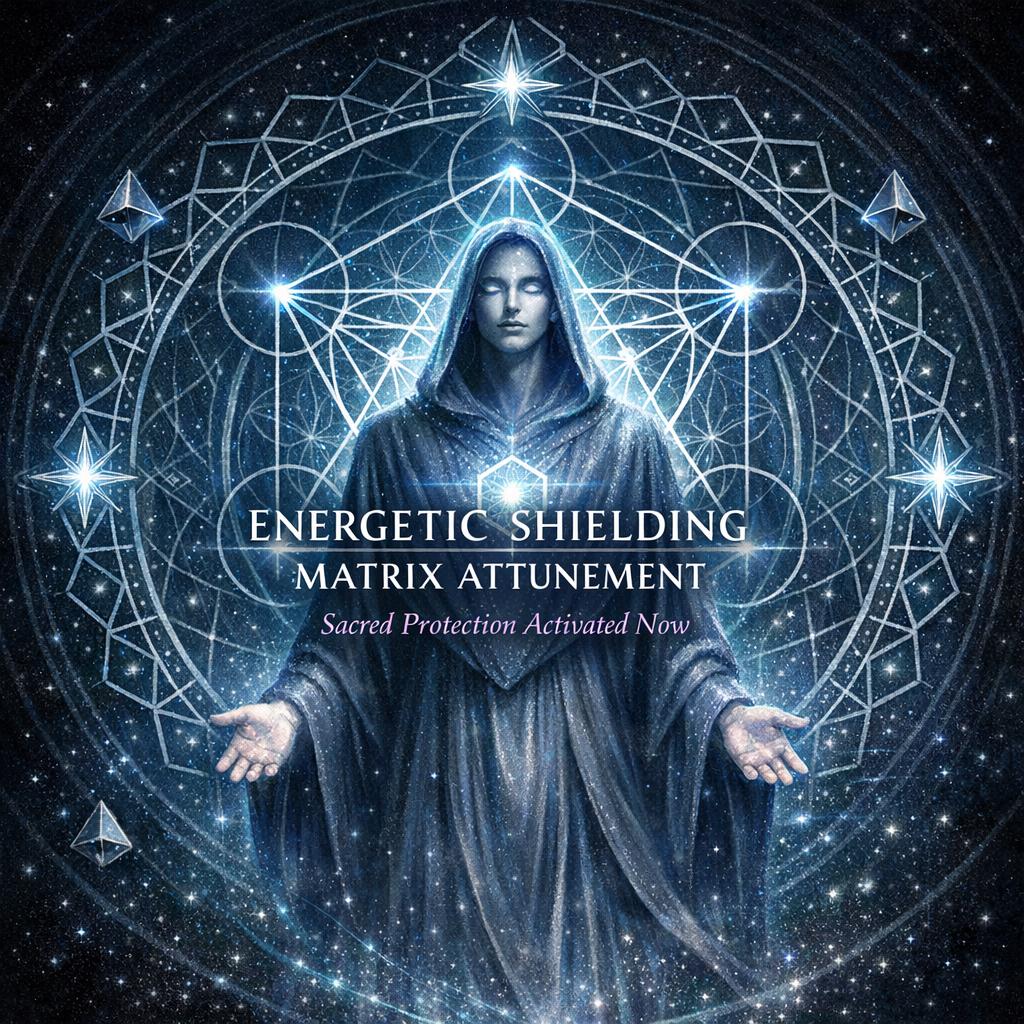 The Energetic Shielding Matrix Attunement + Charged Artwork