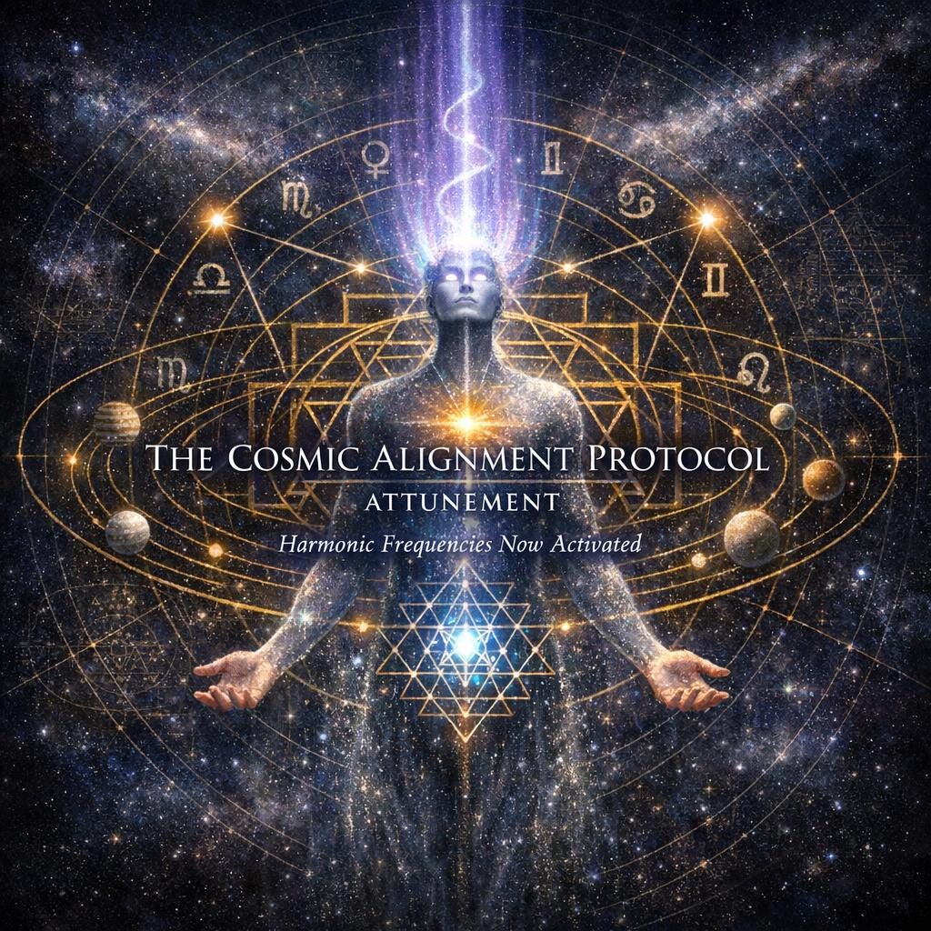 The Cosmic Alignment Protocol Attunement + Charged Artwork
