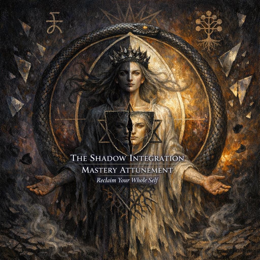 The Shadow Integration Mastery Attunement + Charged Artwork