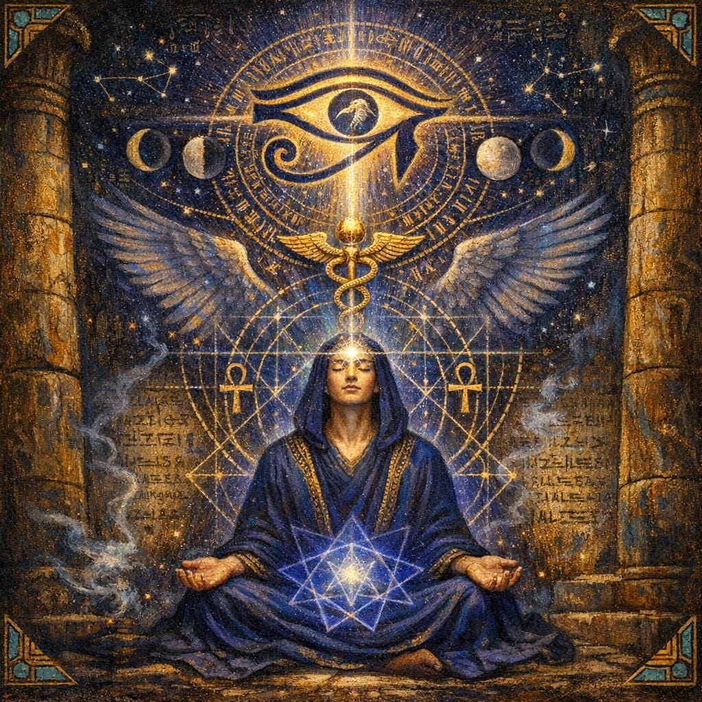 The Eye of Thoth Attunement + Charged Artwork