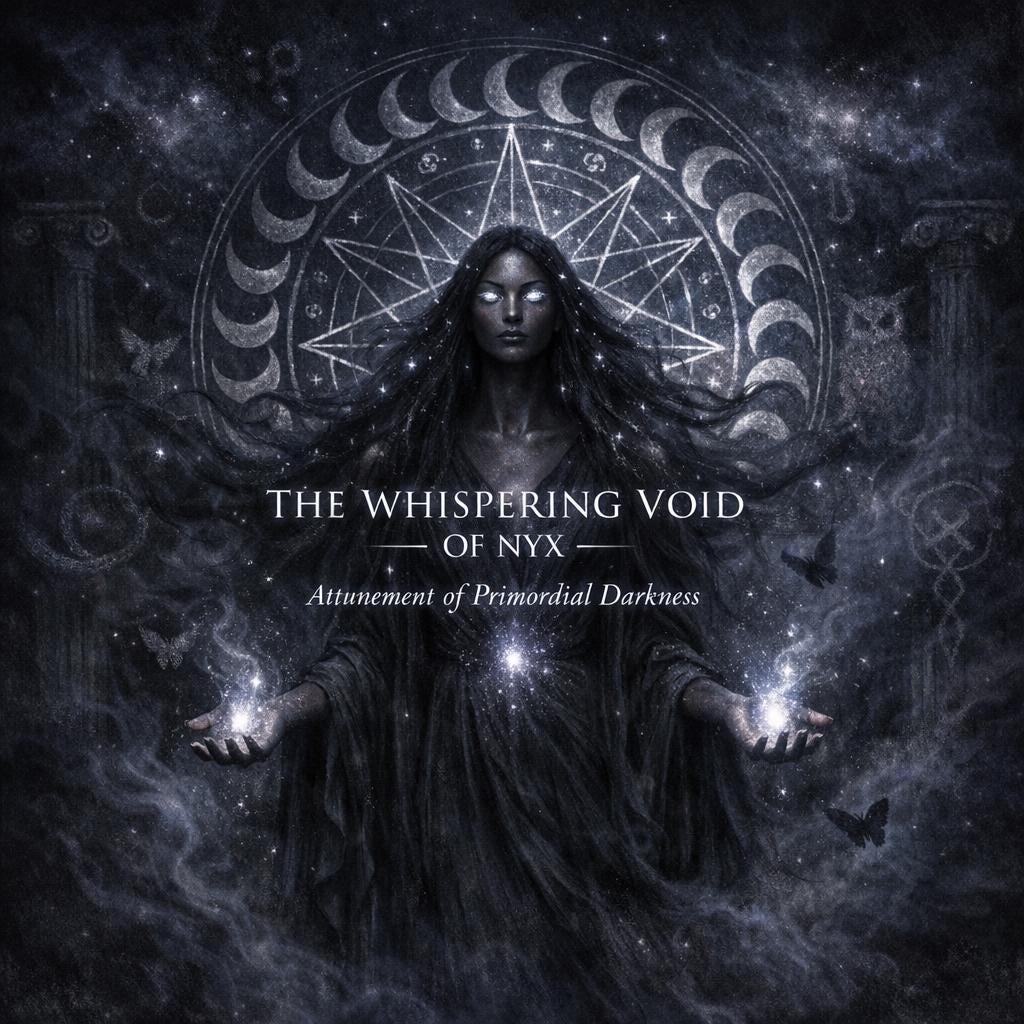 The Whispering Void of Nyx Attunement + Charged Artwork