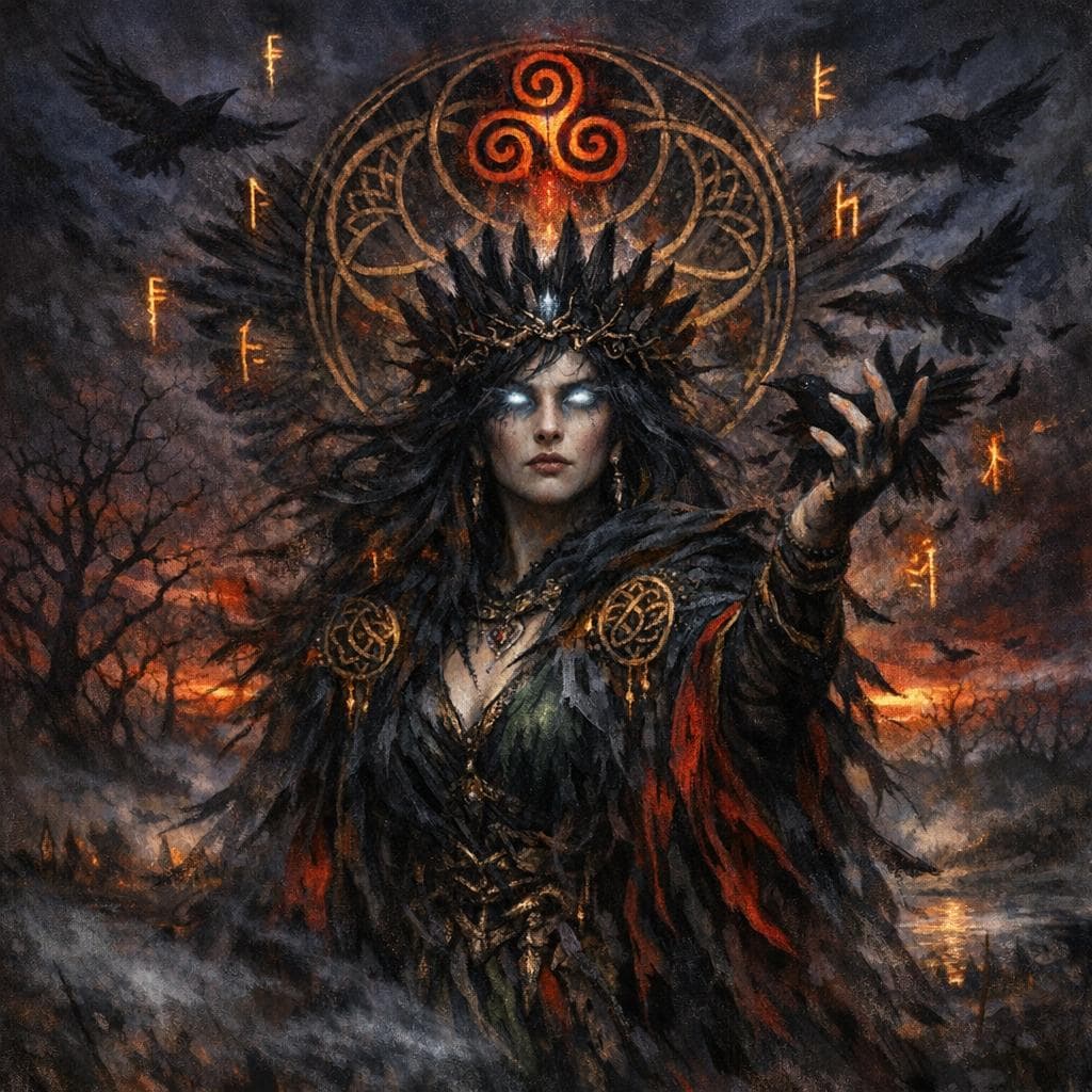 The Crown of Morrigan Attunement + Charged Artwork