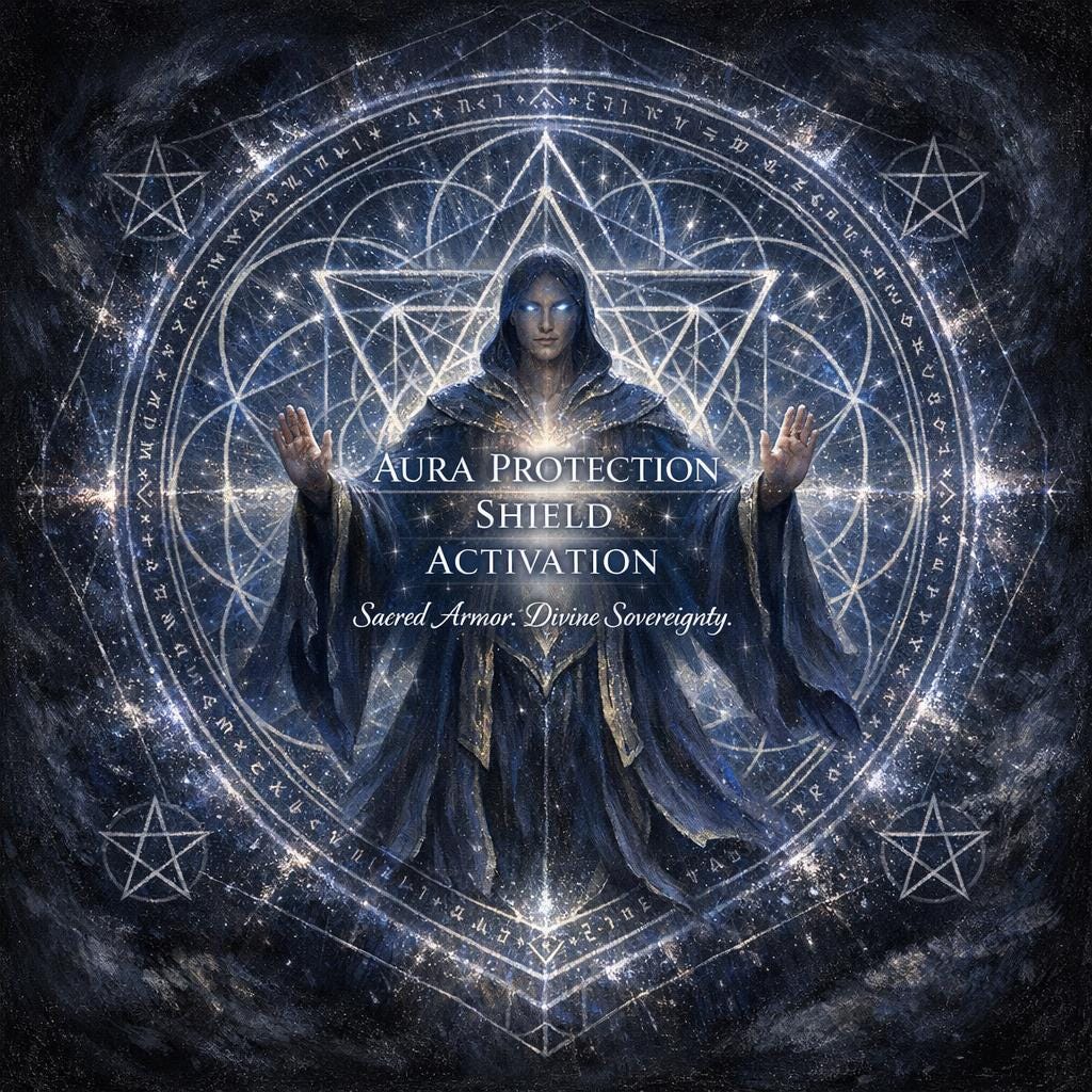 Aura Protection Shield Activation, Spiritual Defense Against Negative Energy & Psychic Attacks
