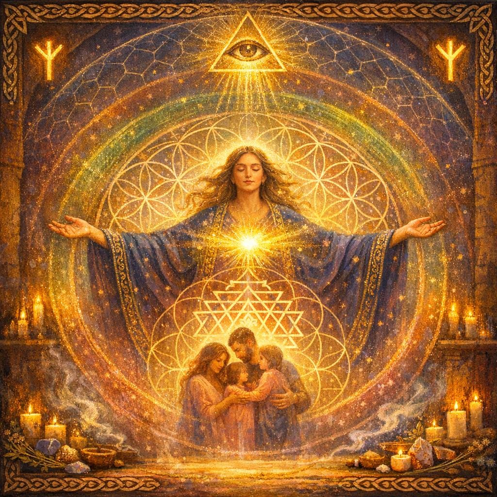 Family Aura Protection Healing, Energetic Shielding for Home, Loved Ones & Sacred Space