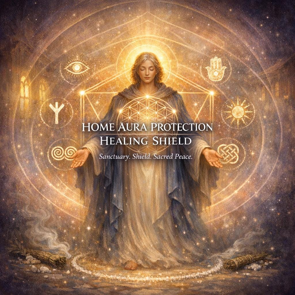 Home Aura Protection Healing, Create a Powerful Energetic Shield for Peace & Safety