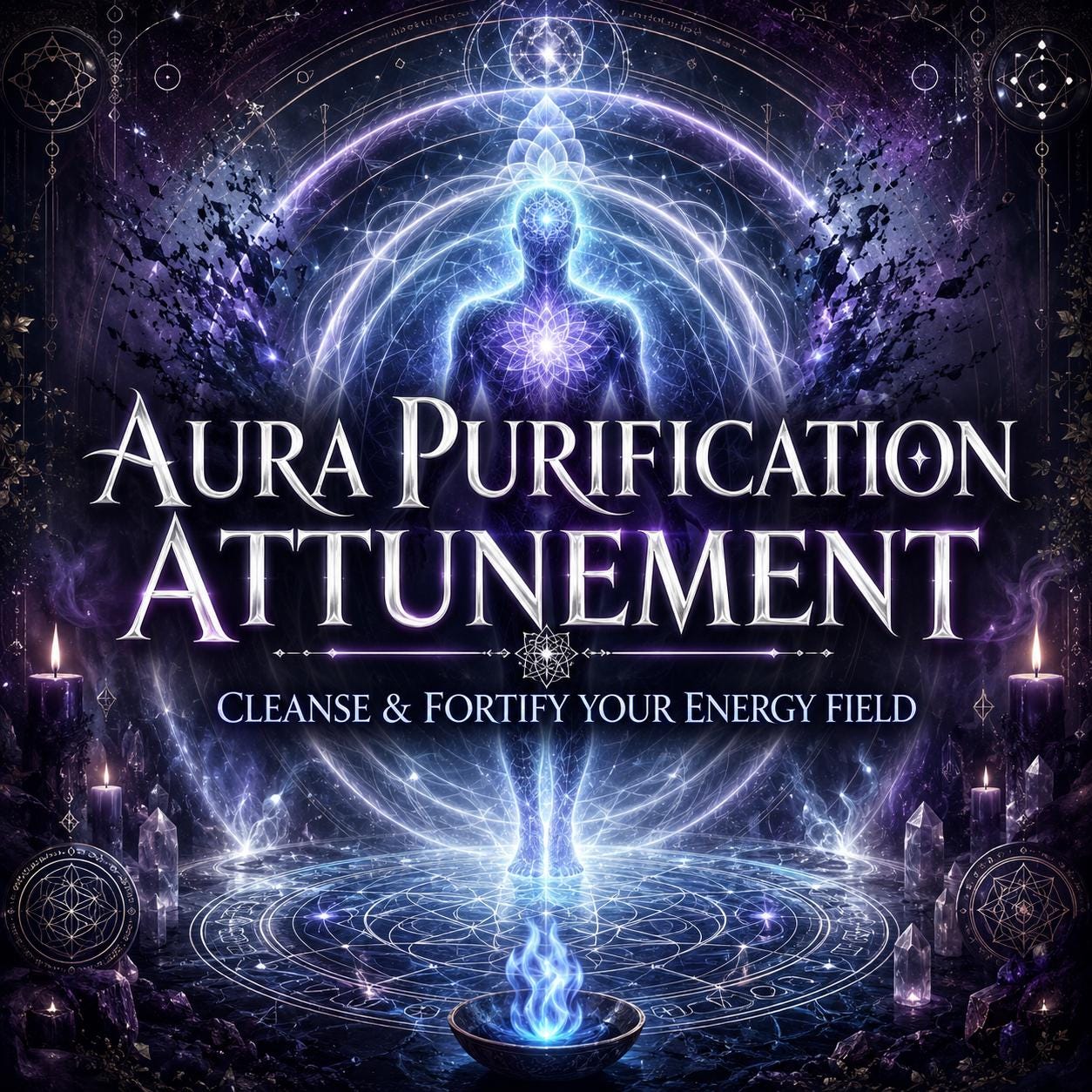 The Aura Purification Field Attunement + Charged Artwork