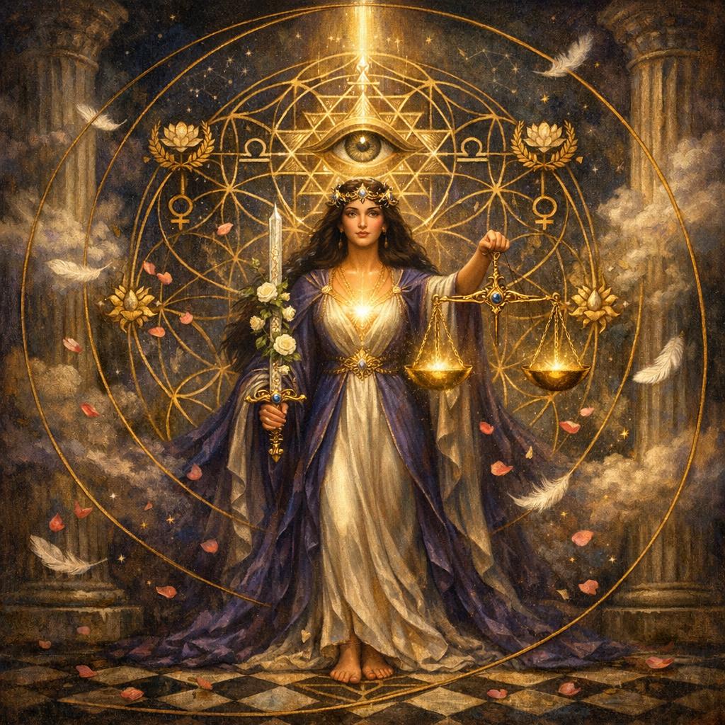 Lady Justice | Divine Feminine Activation & Sacred Balance Restoration Energy Healing