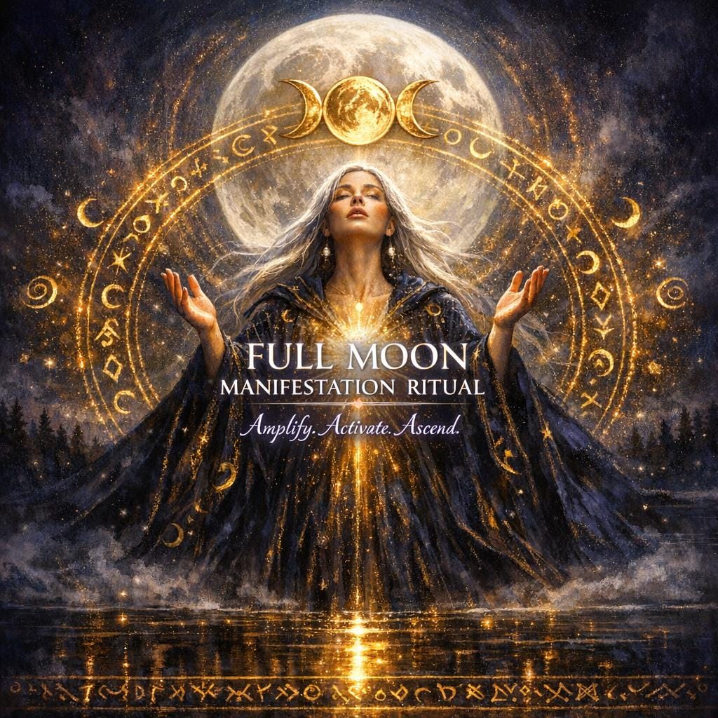 Full Moon Manifestation Ritual: Amplify Your Desires & Activate Divine Power