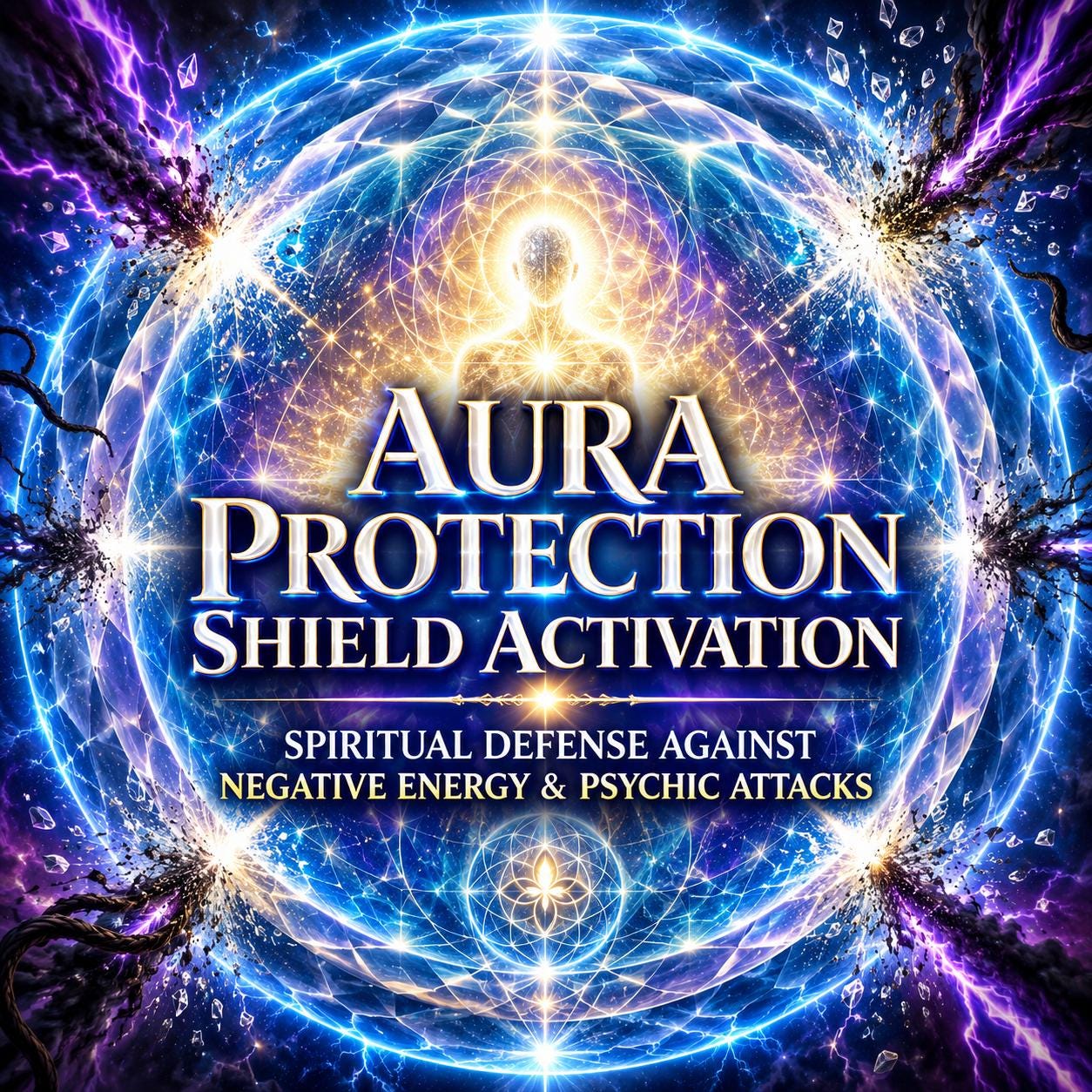 Aura Protection Shield Activation, Spiritual Defense Against Negative Energy & Psychic Attacks