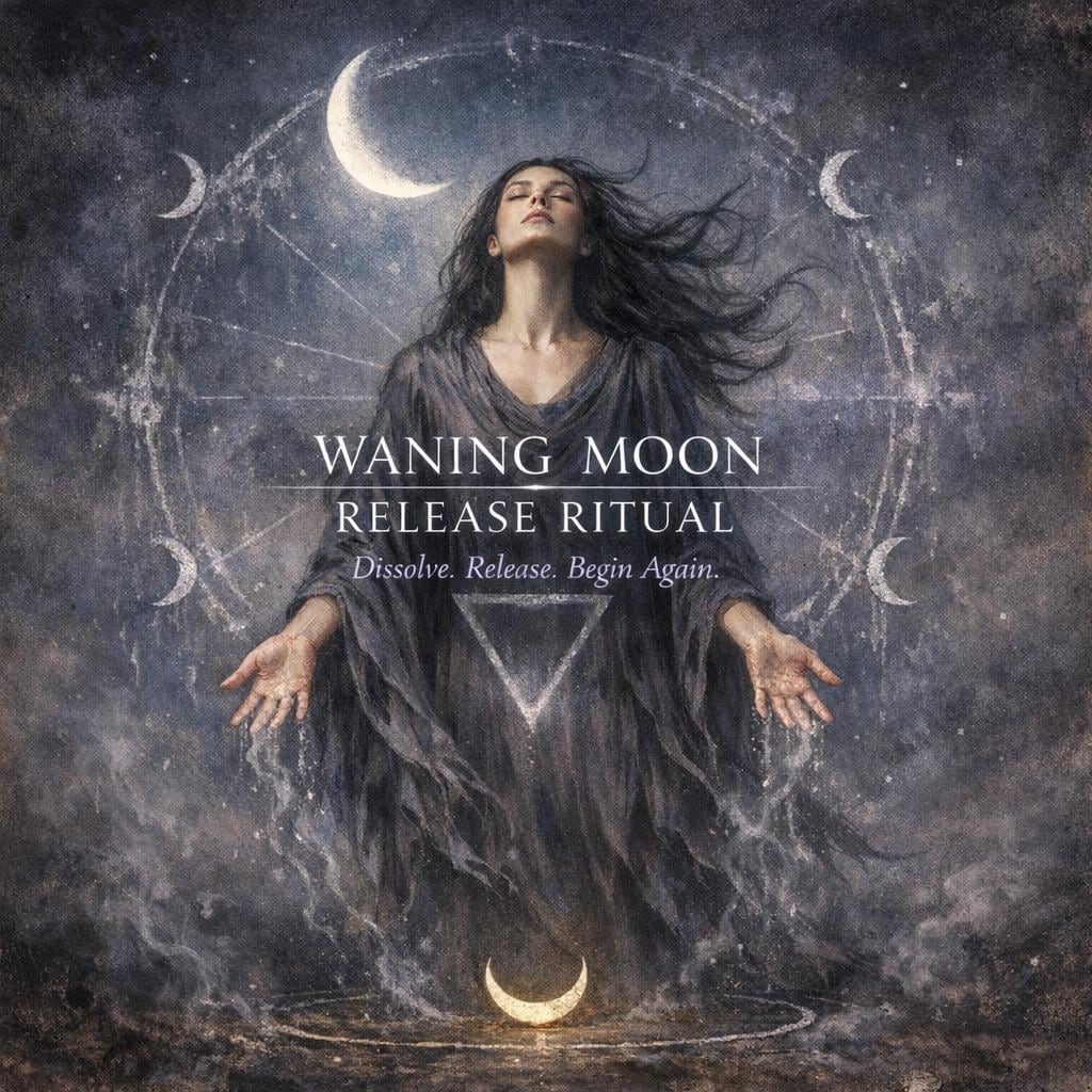 Waning Moon Release Ritual: Dissolve What No Longer Serves & Create Space for the New