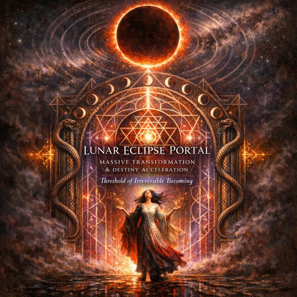 Lunar Eclipse Portal: Massive Transformation & Destiny Acceleration