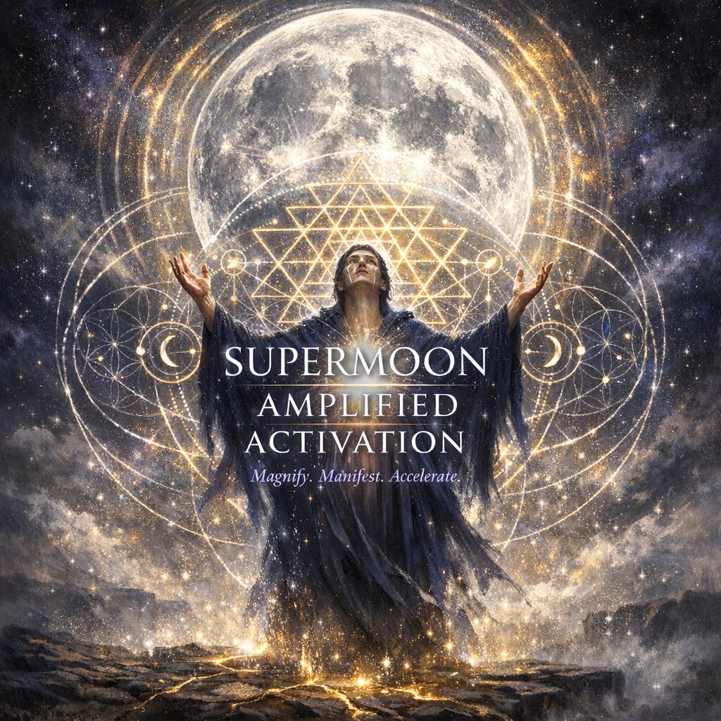 Supermoon Amplified Activation: Magnified Power & Accelerated Manifestation