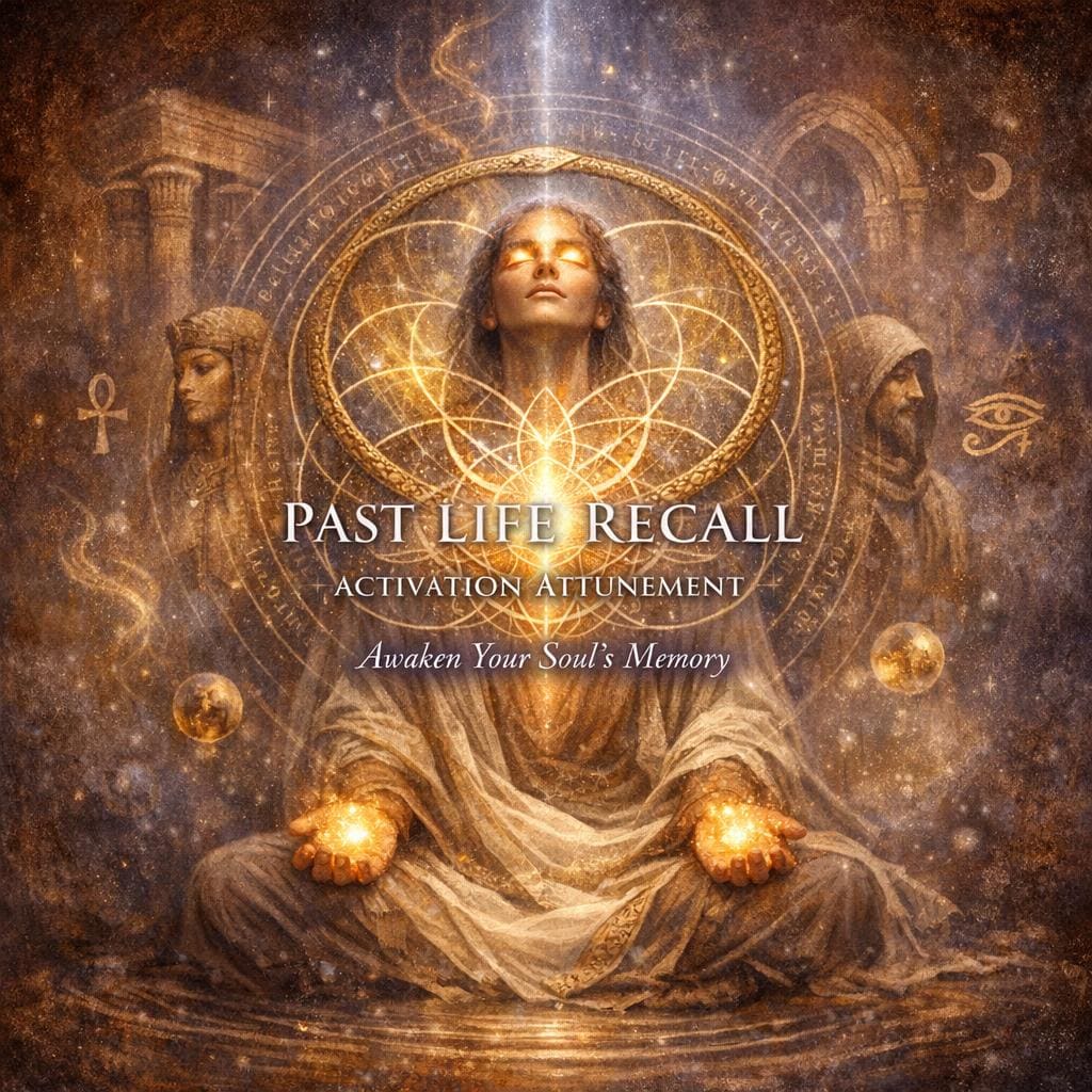The Past Life Recall Activation Attunement + Charged Artwork