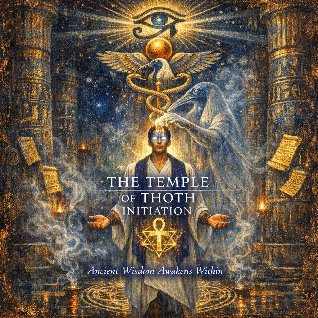The Temple of Thoth Initiation: Ancient Egyptian Wisdom & Divine Knowledge Activation