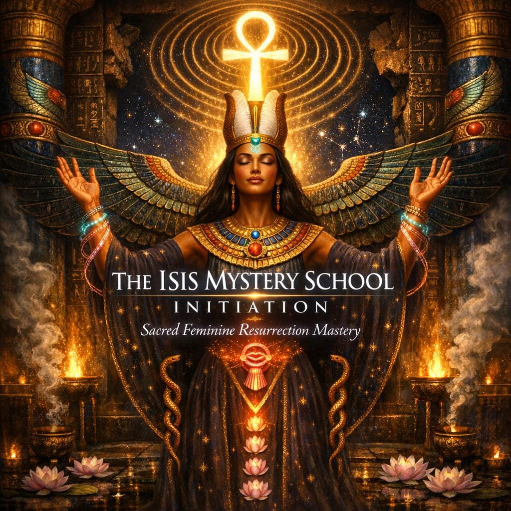 The Isis Mystery School Initiation: Sacred Feminine Power & Resurrection Mastery