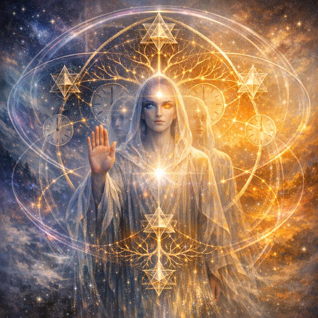 The Parallel Timeline Perception Attunement + Charged Artwork