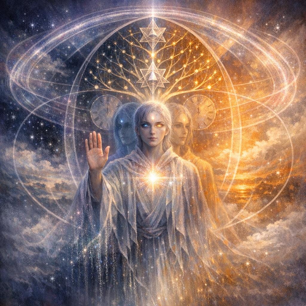 The Parallel Timeline Perception Attunement + Charged Artwork