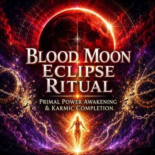 Blood Moon Eclipse Ritual: Primal Power Awakening & Karmic Completion