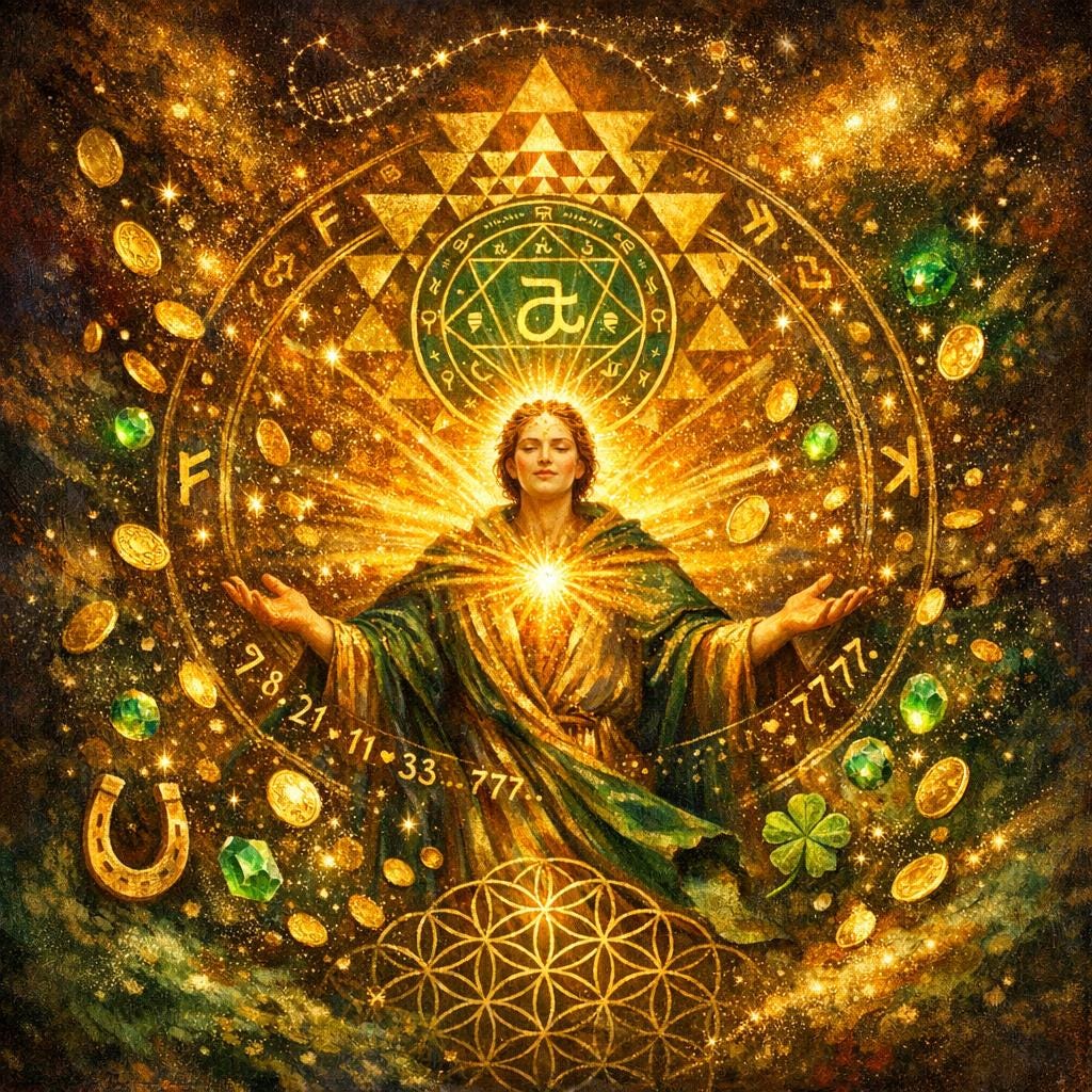 The Luck Magnetizer: Activate Your Cosmic Fortune & Manifest Abundance