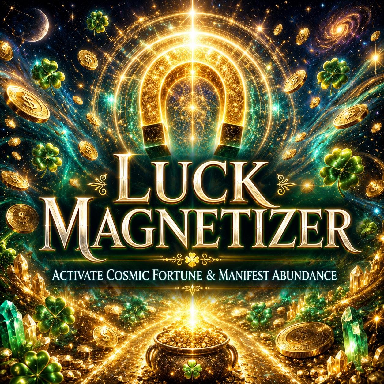 The Luck Magnetizer: Activate Your Cosmic Fortune & Manifest Abundance