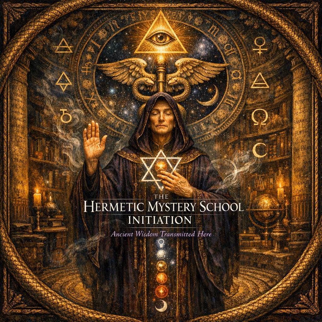 The Hermetic Mystery School Initiation: Master Ancient Esoteric Wisdom & Cosmic Law