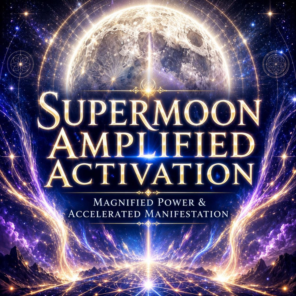 Supermoon Amplified Activation: Magnified Power & Accelerated Manifestation
