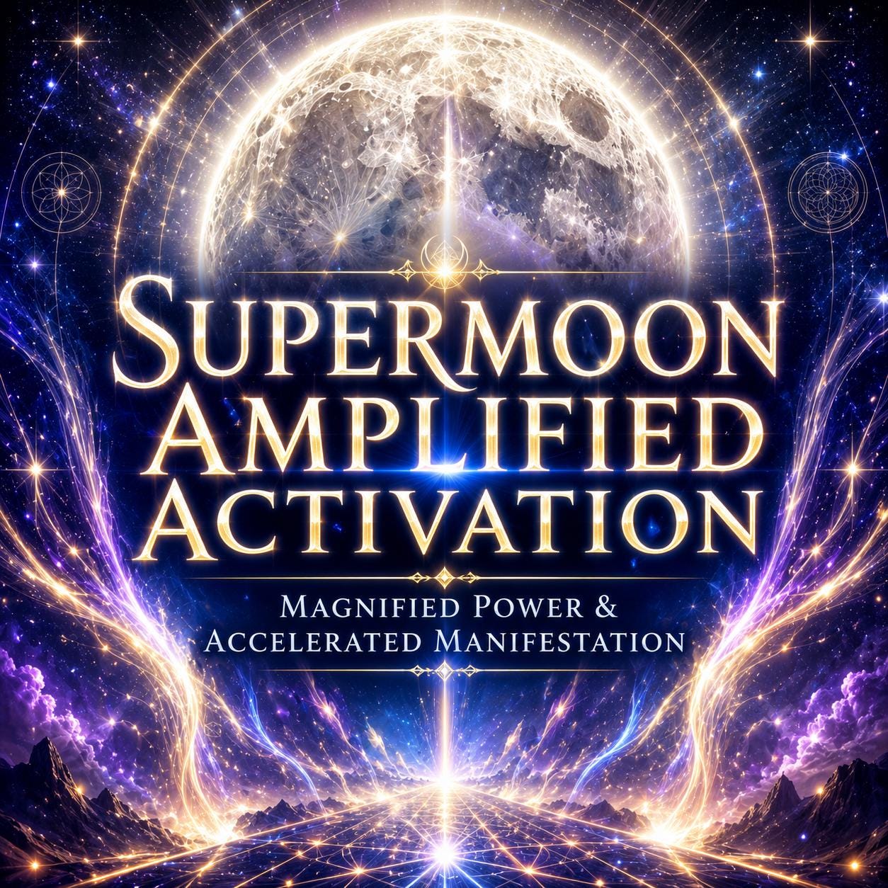 Supermoon Amplified Activation: Magnified Power & Accelerated Manifestation