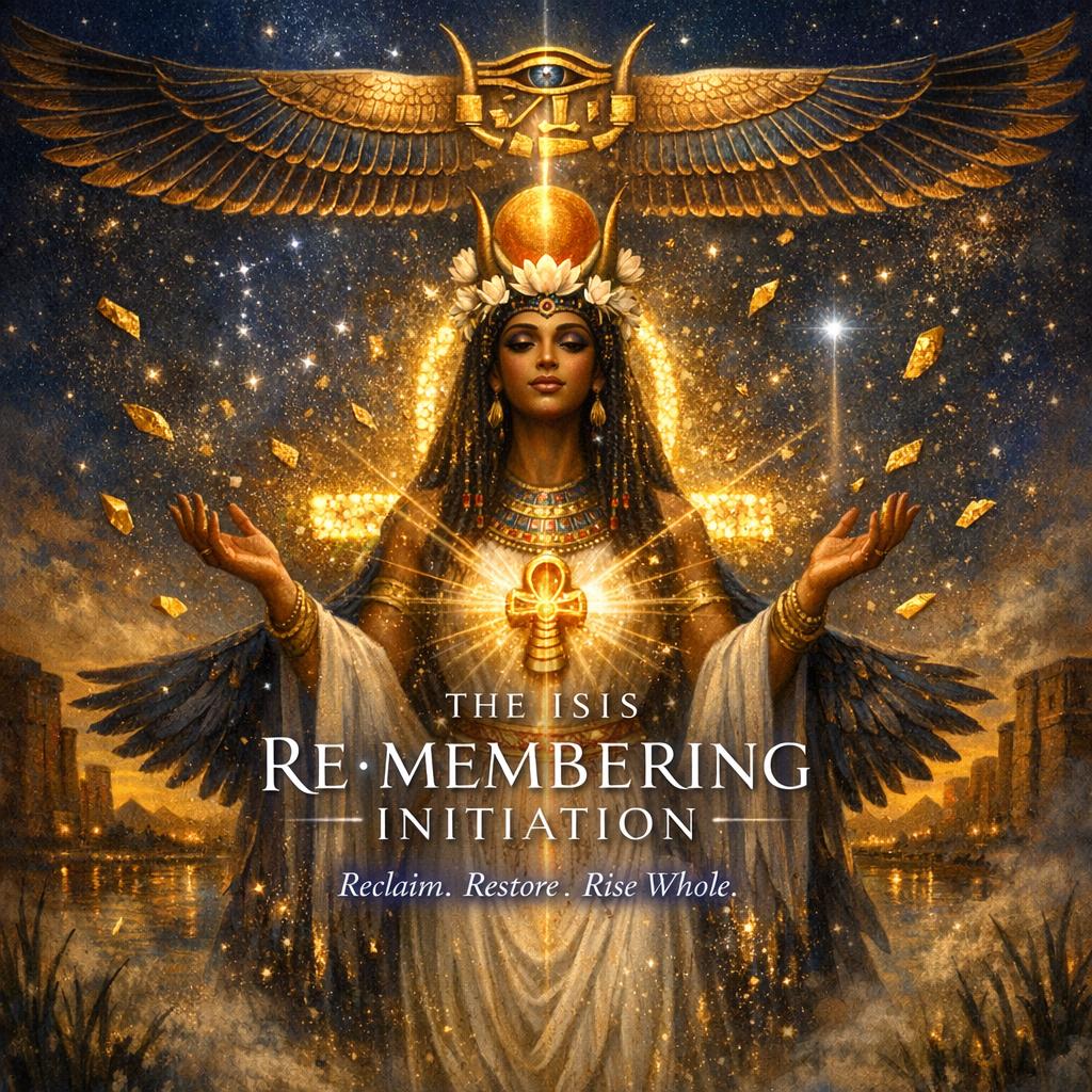 The Isis Re-membering Initiation: Reclaim the Scattered Self & Rise as the Sacred Whole