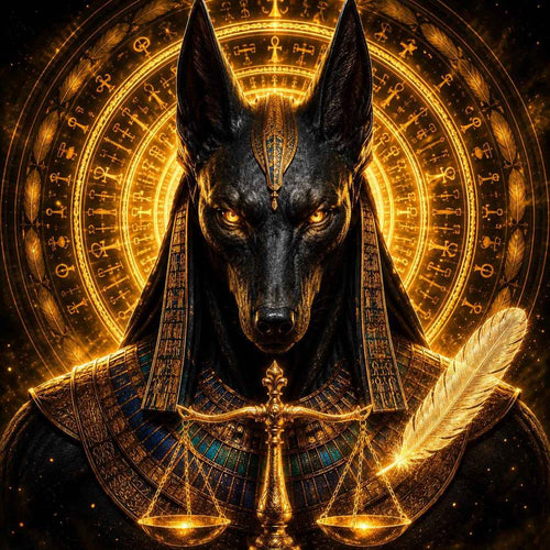 Anubis Scale Attunement | Weighing of Heart & Alignment with Truth | Report PDF + Digital Art + Charged Sigil PNG